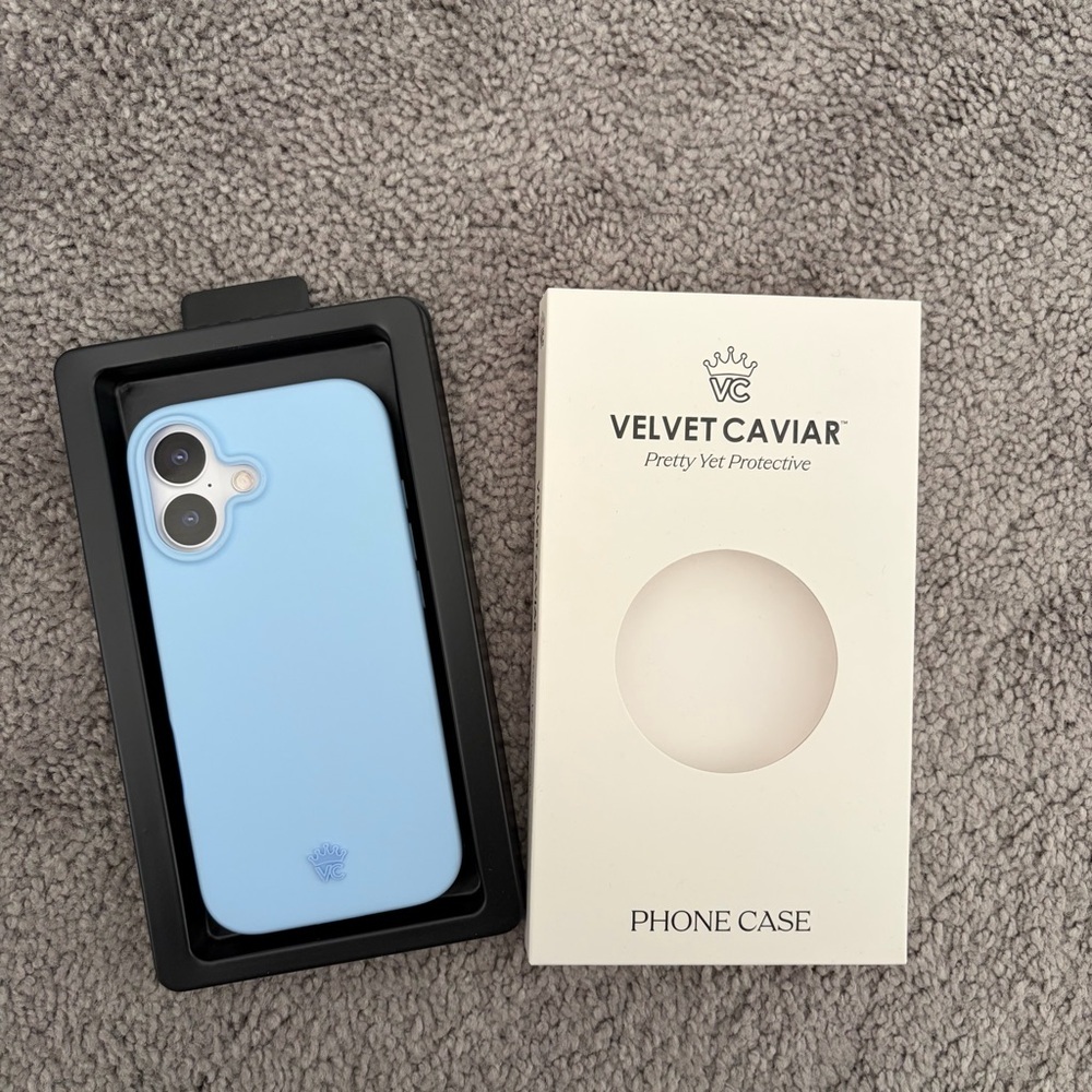 Velvet Caviar Light Blue iPhone 17 Case